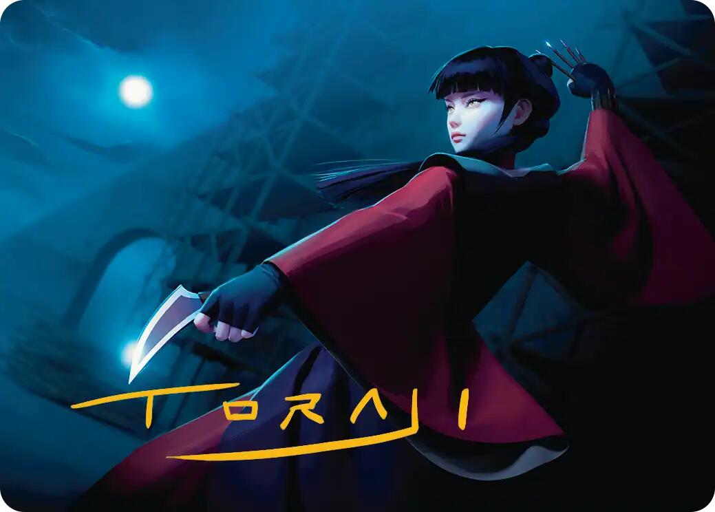 Mai, Jaded Edge Art Card (Gold-Stamped Signature) [Avatar: The Last Airbender Art Series] | Galaxy Games LLC