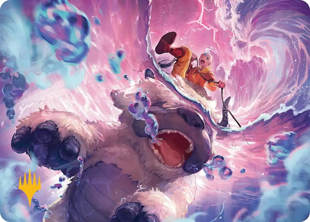 Storm of Memories Art Card (Gold-Stamped Planeswalker Symbol) [Avatar: The Last Airbender Art Series] | Galaxy Games LLC