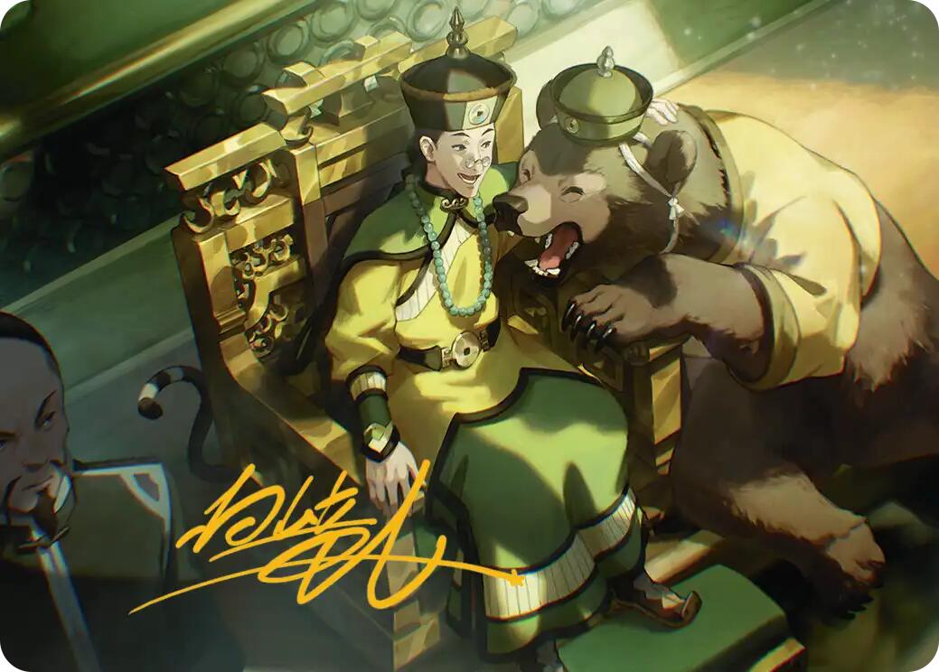 The Earth King Art Card (Gold-Stamped Signature) [Avatar: The Last Airbender Art Series] | Galaxy Games LLC