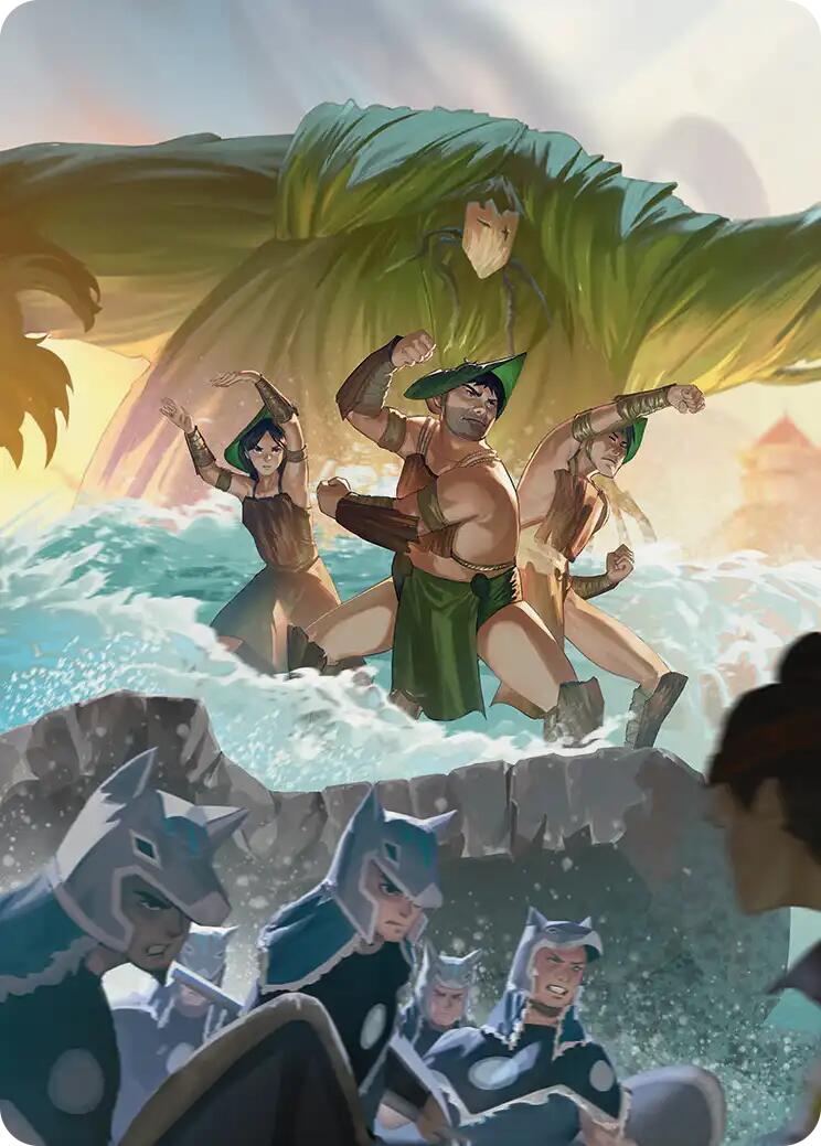 Swampbenders Art Card [Avatar: The Last Airbender Art Series] | Galaxy Games LLC