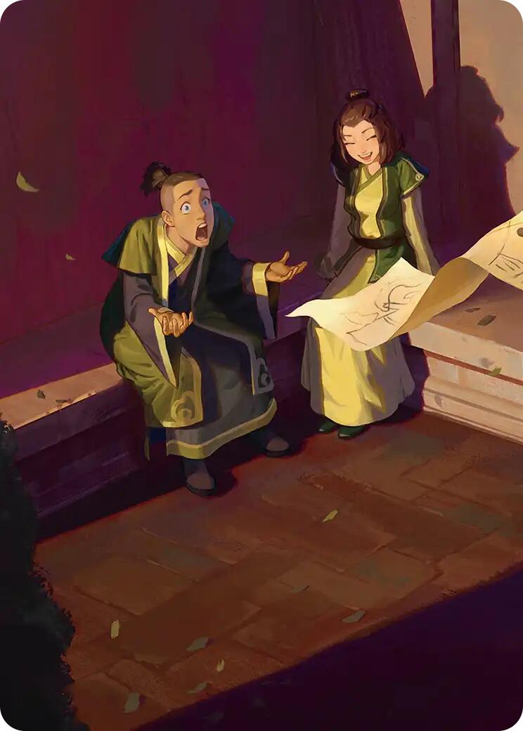 Sokka and Suki Art Card [Avatar: The Last Airbender Art Series] | Galaxy Games LLC