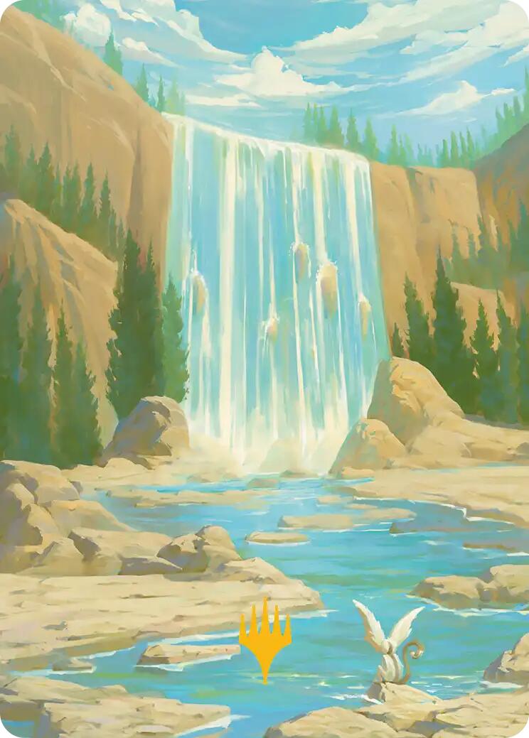 Island Art Card (Gold-Stamped Signature) [Avatar: The Last Airbender Art Series] | Galaxy Games LLC