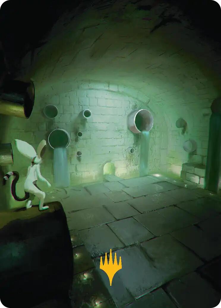 Swamp Art Card (Gold-Stamped Planeswalker Symbol) [Avatar: The Last Airbender Art Series] | Galaxy Games LLC