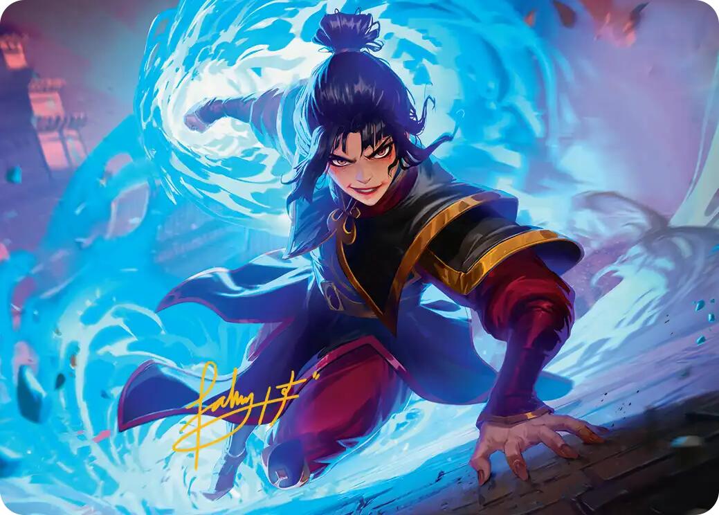 Fire Lord Azula Art Card (Gold-Stamped Signature) [Avatar: The Last Airbender Art Series] | Galaxy Games LLC