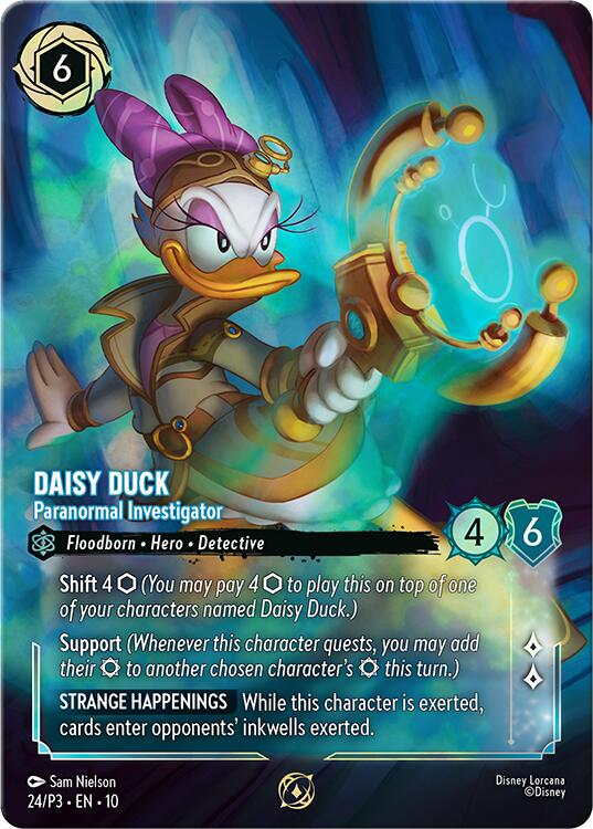 Daisy Duck - Paranormal Investigator (Store Championship) (24) [Promo Cards] | Galaxy Games LLC