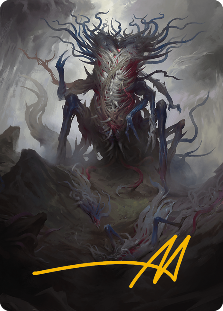 Azlask, the Swelling Scourge Art Card (Gold-Stamped Signature) [Modern Horizons 3 Art Series] | Galaxy Games LLC