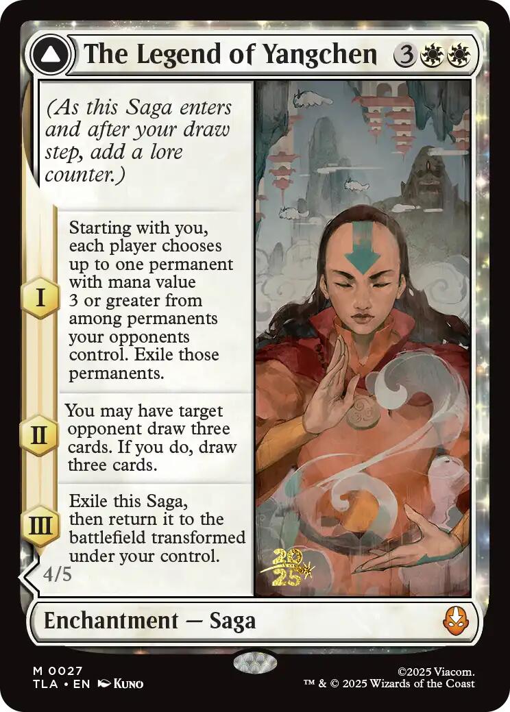 The Legend of Yangchen [Avatar: The Last Airbender Prerelease Cards] | Galaxy Games LLC