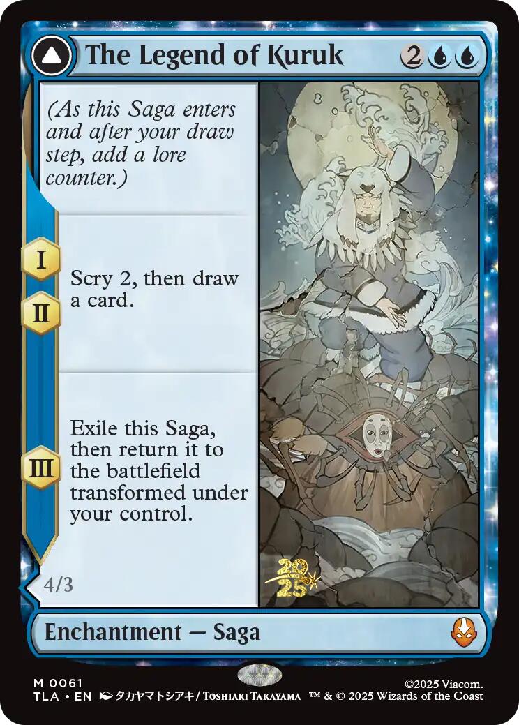 The Legend of Kuruk [Avatar: The Last Airbender Prerelease Cards] | Galaxy Games LLC