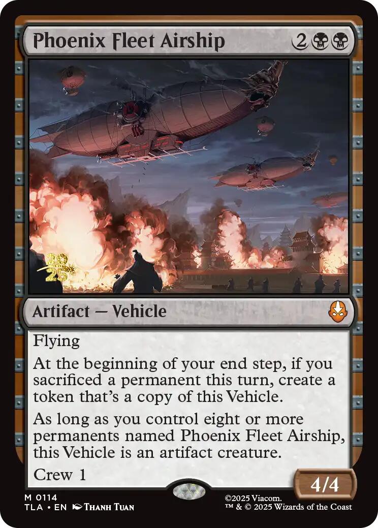 Phoenix Fleet Airship [Avatar: The Last Airbender Prerelease Cards] | Galaxy Games LLC
