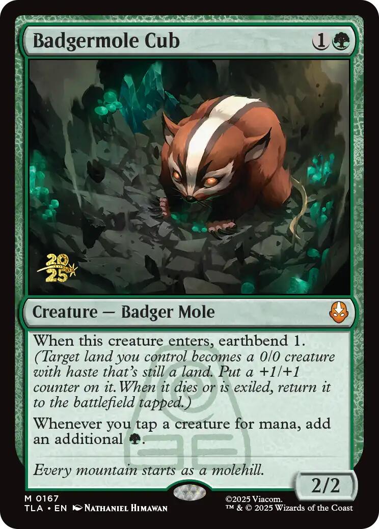 Badgermole Cub [Avatar: The Last Airbender Prerelease Cards] | Galaxy Games LLC