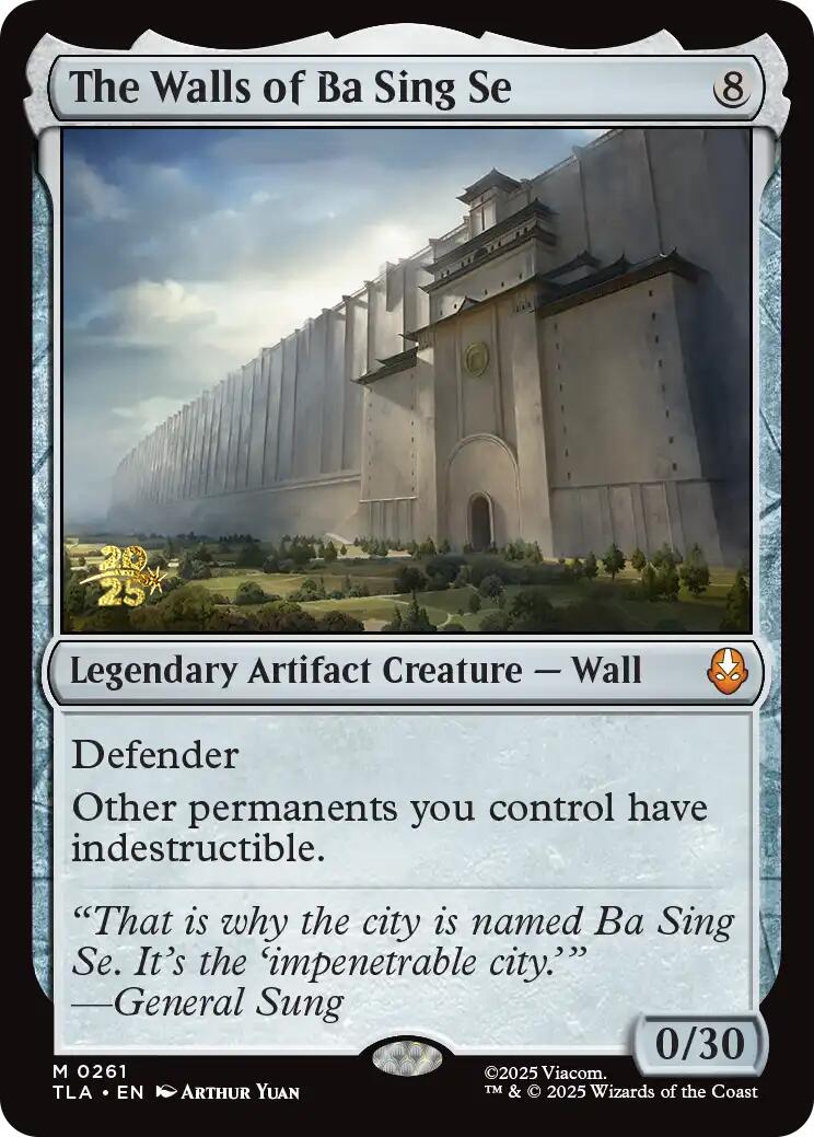The Walls of Ba Sing Se [Avatar: The Last Airbender Prerelease Cards] | Galaxy Games LLC
