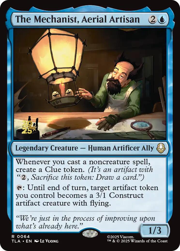 The Mechanist, Aerial Artisan [Avatar: The Last Airbender Prerelease Cards] | Galaxy Games LLC