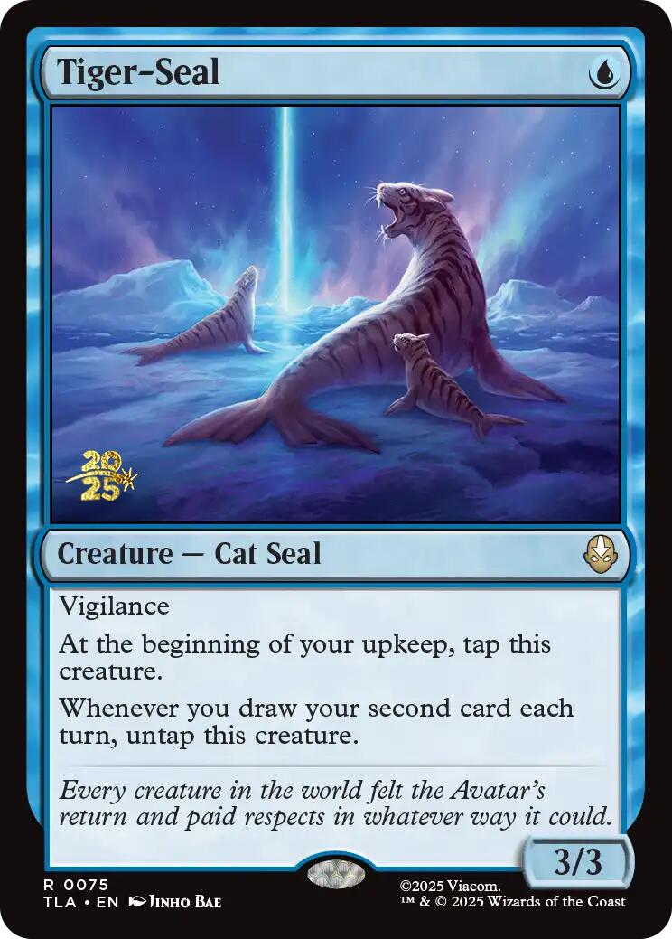 Tiger-Seal [Avatar: The Last Airbender Prerelease Cards] | Galaxy Games LLC
