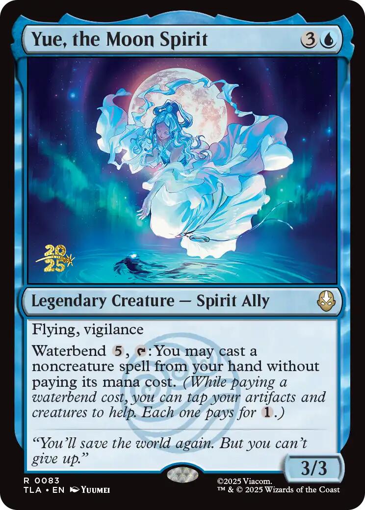 Yue, the Moon Spirit [Avatar: The Last Airbender Prerelease Cards] | Galaxy Games LLC
