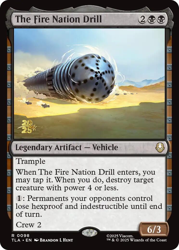 The Fire Nation Drill [Avatar: The Last Airbender Prerelease Cards] | Galaxy Games LLC