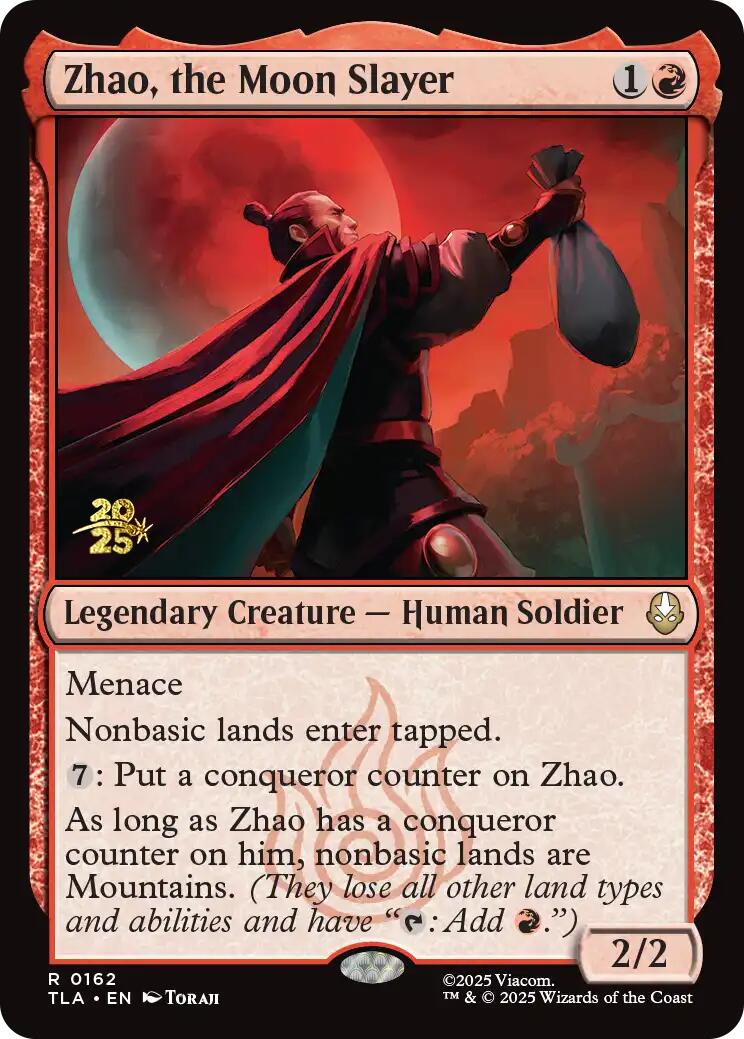 Zhao, the Moon Slayer [Avatar: The Last Airbender Prerelease Cards] | Galaxy Games LLC