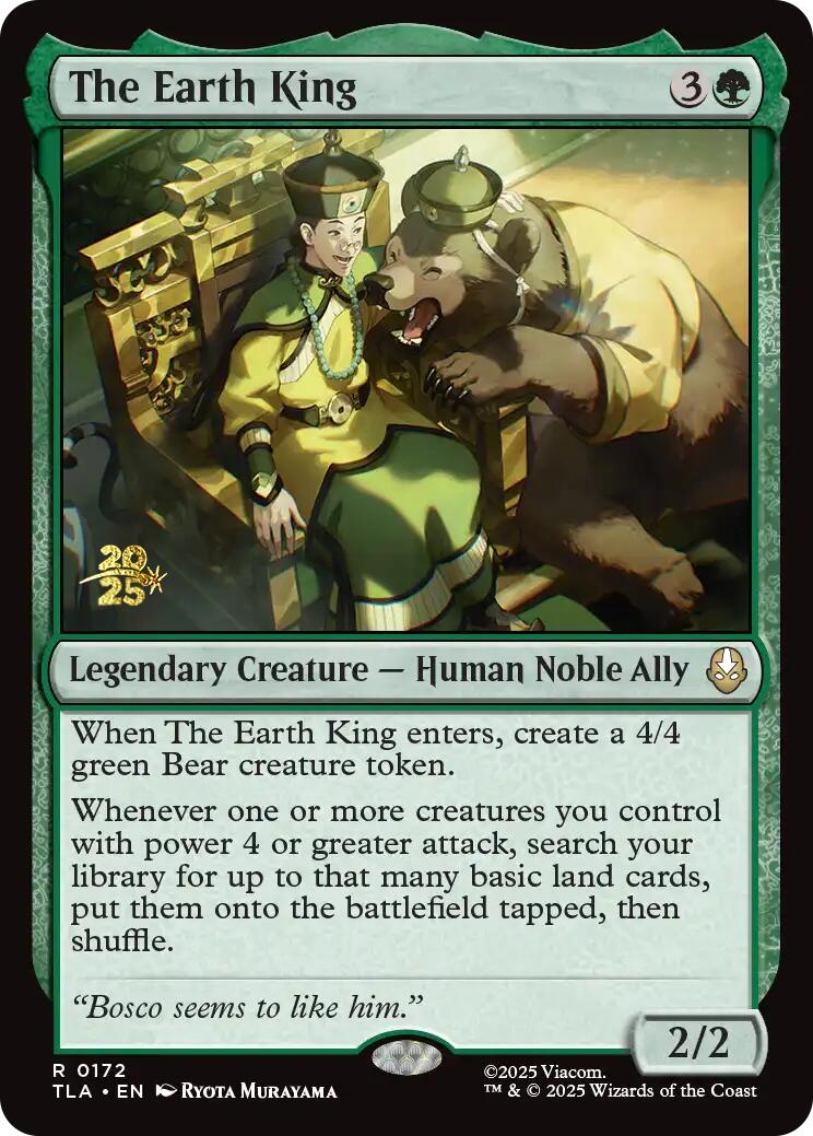 The Earth King [Avatar: The Last Airbender Prerelease Cards] | Galaxy Games LLC