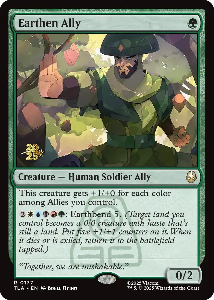 Earthen Ally [Avatar: The Last Airbender Prerelease Cards] | Galaxy Games LLC
