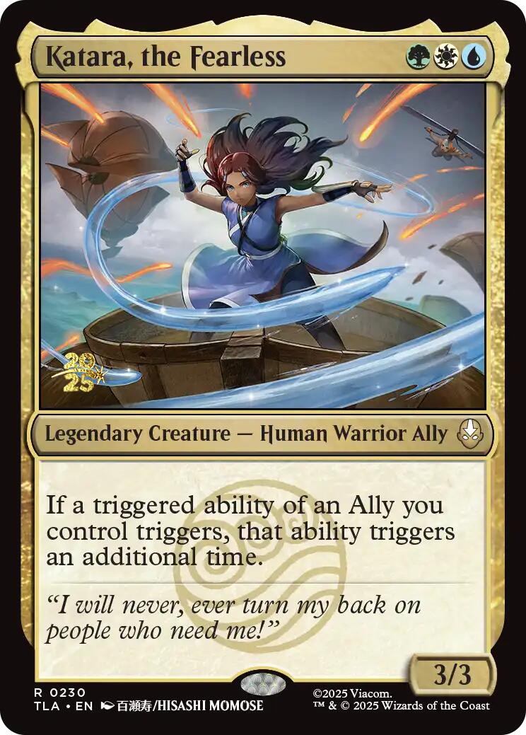 Katara, the Fearless [Avatar: The Last Airbender Prerelease Cards] | Galaxy Games LLC
