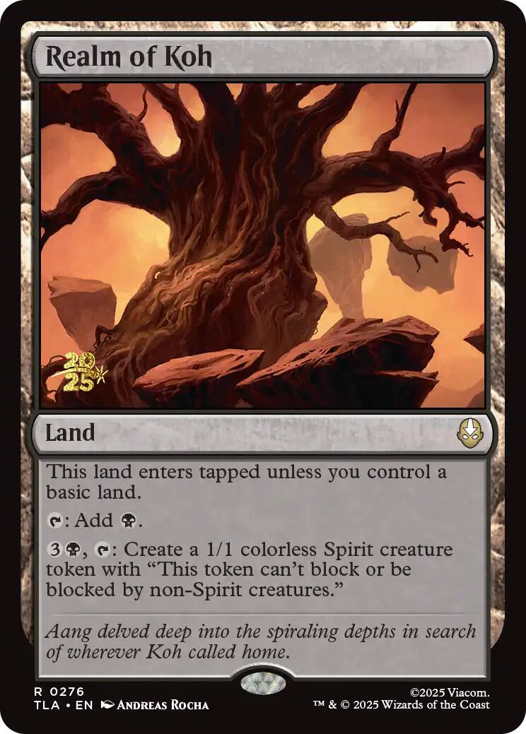 Realm of Koh [Avatar: The Last Airbender Prerelease Cards] | Galaxy Games LLC