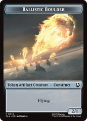 Ballistic Boulder // Soldier (0011) Double-Sided Token [Avatar: The Last Airbender Tokens] | Galaxy Games LLC