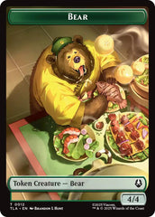 Bear // Food (0020) Double-Sided Token [Avatar: The Last Airbender Tokens] | Galaxy Games LLC