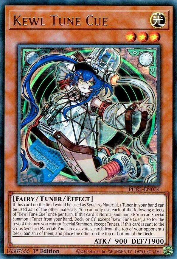 YuGiOh Phantom Revenge Ultra Rare Kewl Tune Cue PHRE-EN034