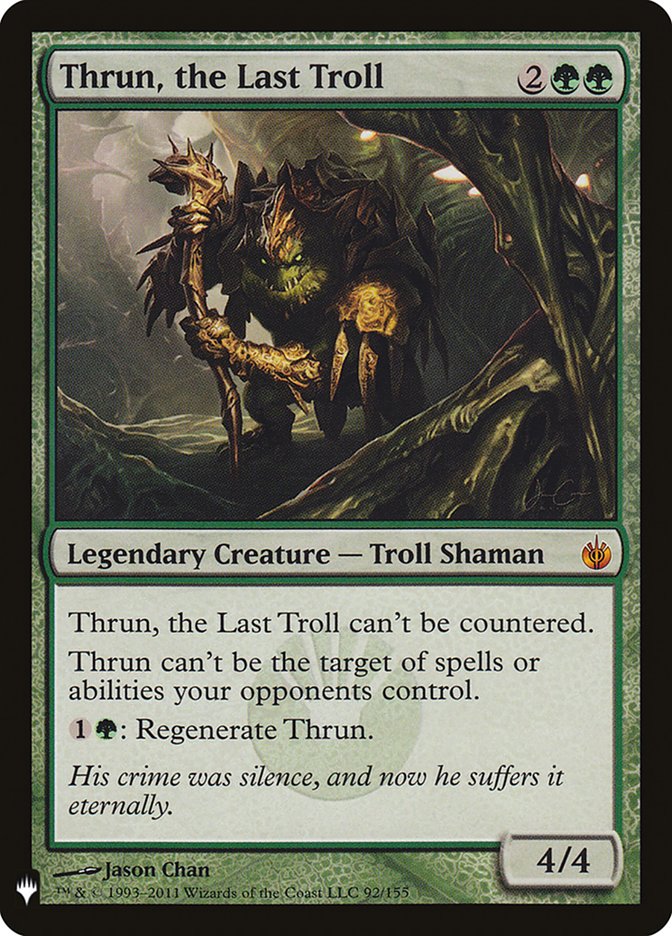 Thrun, the Last Troll [Mystery Booster] | Galaxy Games LLC