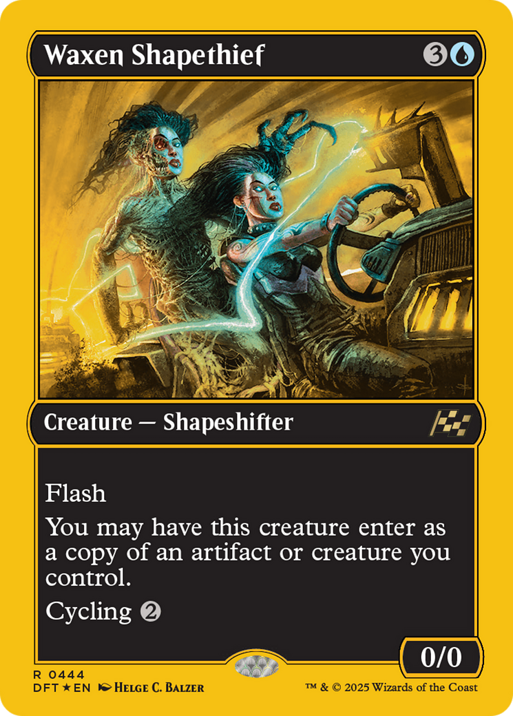 Waxen Shapethief (First-Place Foil) [Aetherdrift] | Galaxy Games LLC