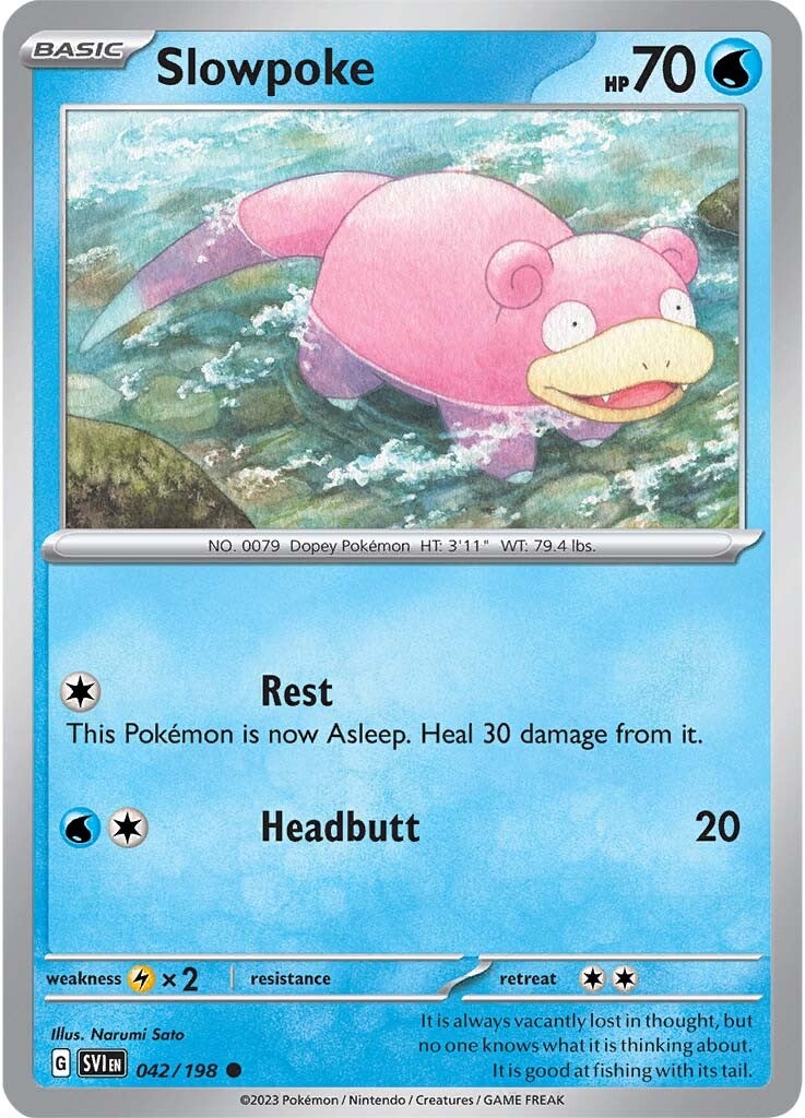 Slowpoke (042/198) [Scarlet & Violet: Base Set] | Galaxy Games LLC