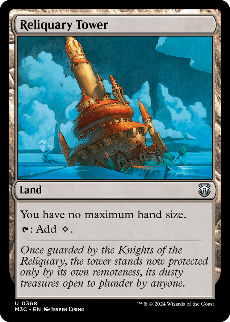 Reliquary Tower (Ripple Foil) [Modern Horizons 3 Commander] | Galaxy Games LLC