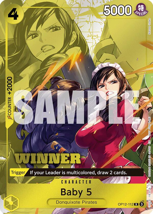 Baby 5 (Winner Pack 2026 Vol. 1) [One Piece Promotion Cards] | Galaxy Games LLC