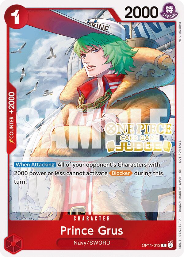 Prince Grus (Judge Pack Vol. 7) [One Piece Promotion Cards] | Galaxy Games LLC