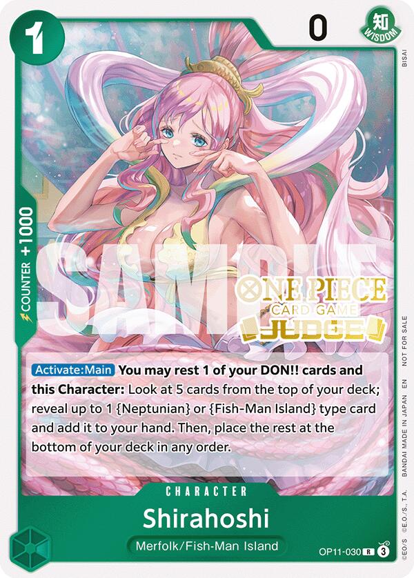 Shirahoshi (Judge Pack Vol. 7) [One Piece Promotion Cards] | Galaxy Games LLC