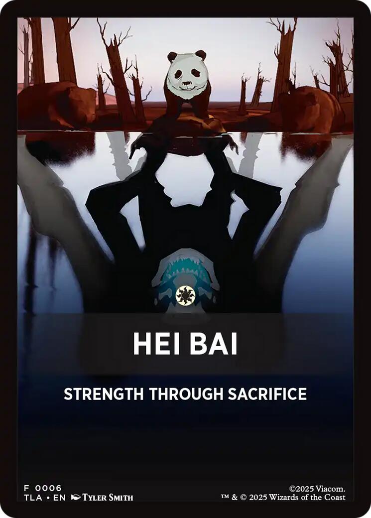 Hei Bai Theme Card [Avatar: The Last Airbender Tokens] | Galaxy Games LLC