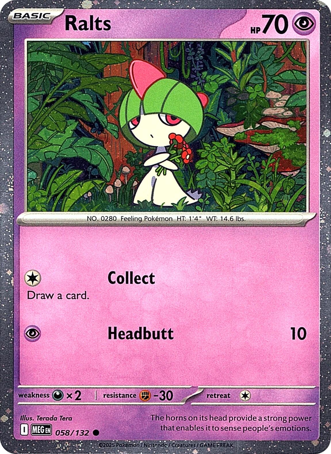 Ralts (058/132) (Cosmos Holo) [Miscellaneous Cards] | Galaxy Games LLC