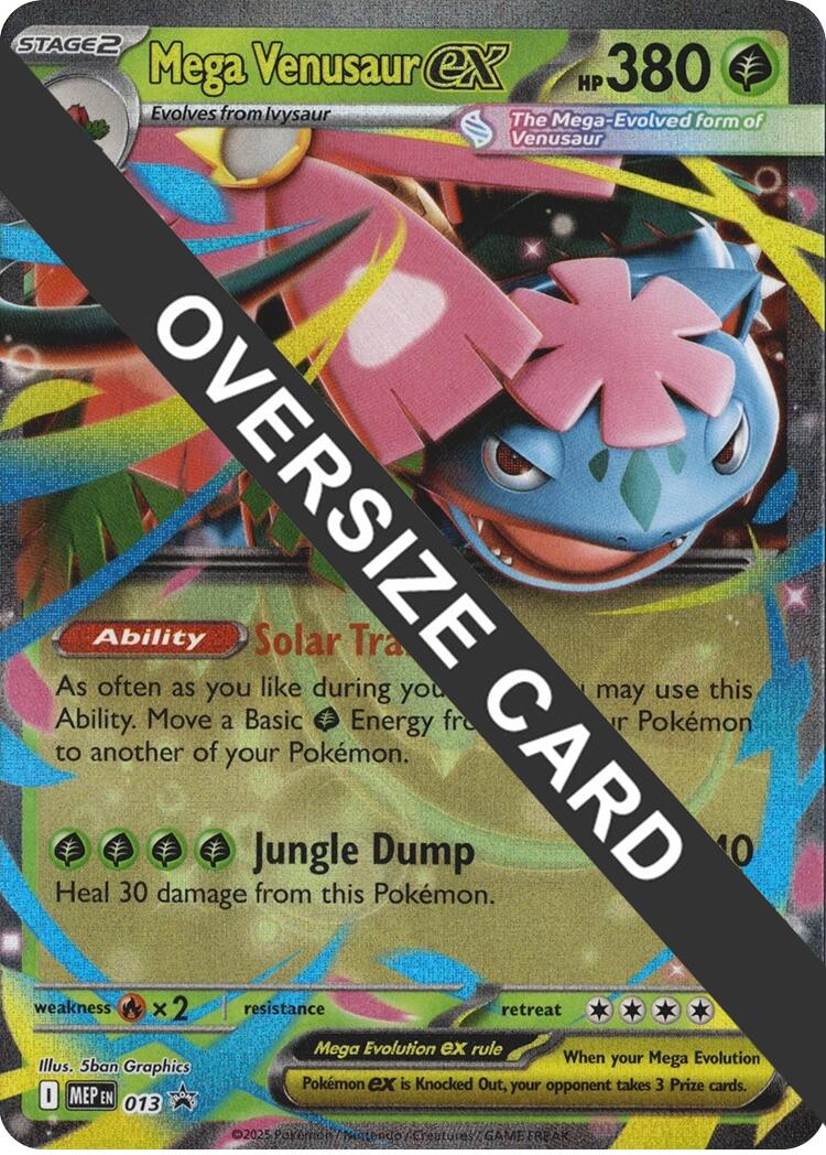 Mega Venusaur ex (013) (Jumbo) [Mega Evolution Promo] | Galaxy Games LLC