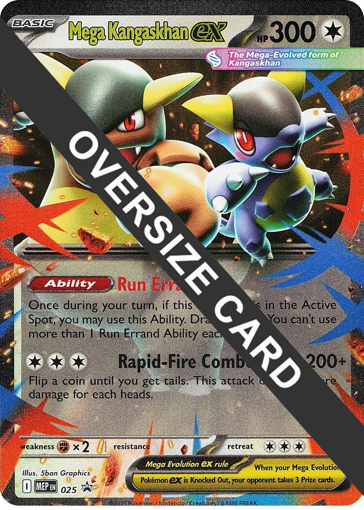 Mega Kangaskhan ex (025) (Jumbo Card) [Mega Evolution Promo] | Galaxy Games LLC