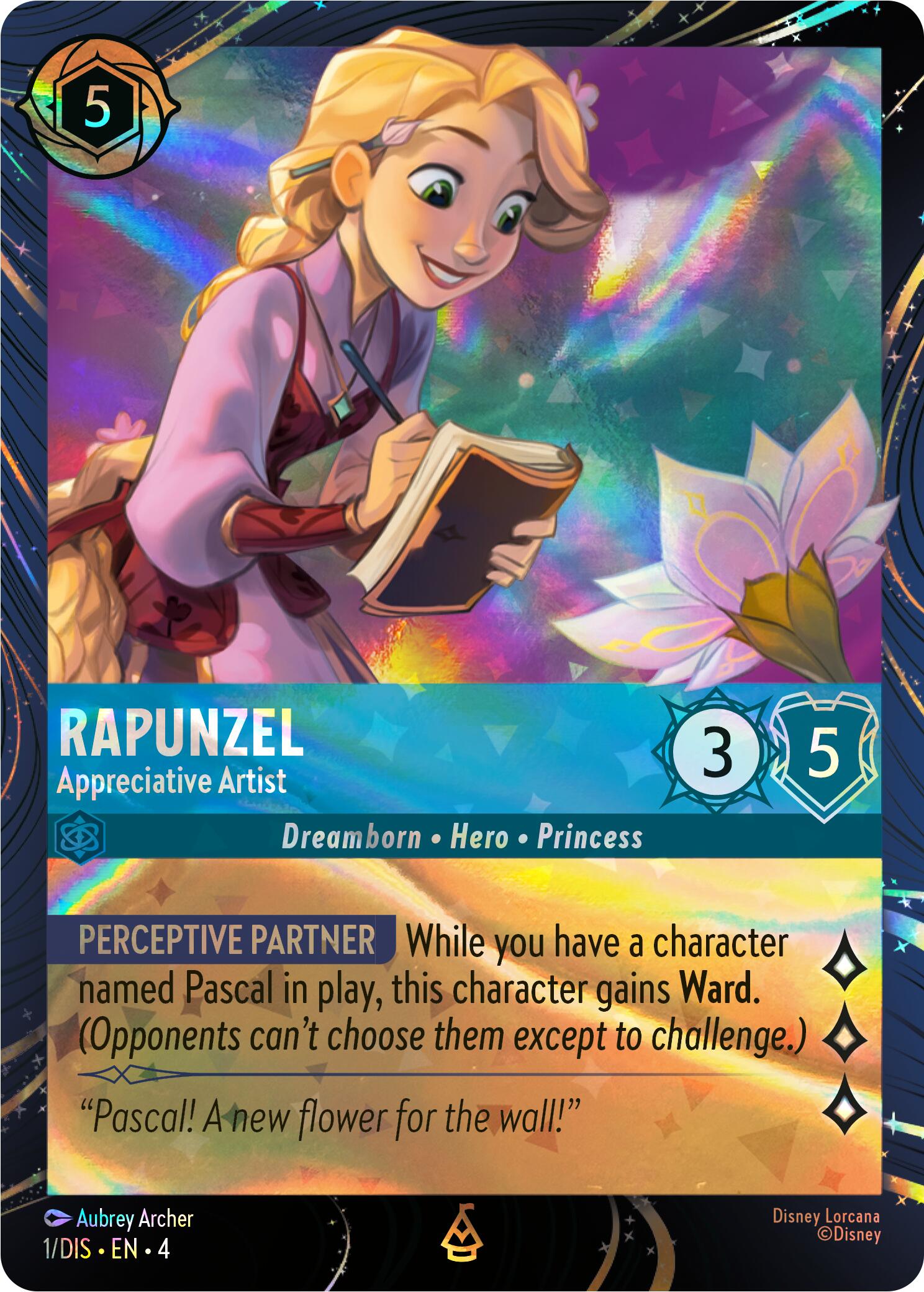 Rapunzel - Appreciative Artist (1) [Promo Cards] | Galaxy Games LLC