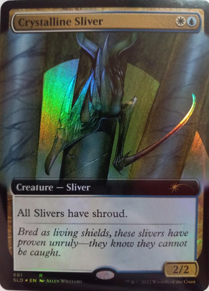 Crystalline Sliver (Extended Art) [Secret Lair Drop Promos] | Galaxy Games LLC