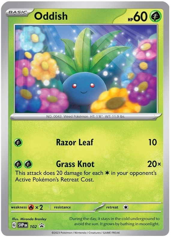 Oddish (102) [Scarlet & Violet: Black Star Promos] | Galaxy Games LLC