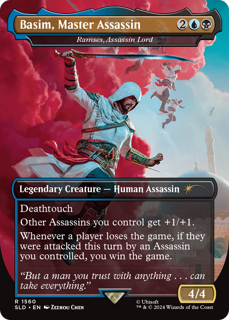 Basim, Master Assassin - Ramses, Assassin Lord (Rainbow Foil) [Secret Lair Drop Series] | Galaxy Games LLC