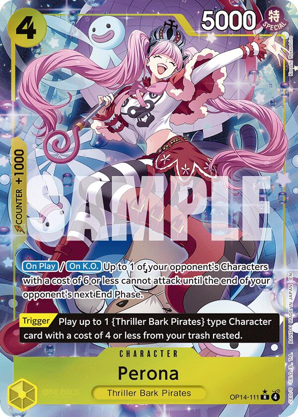 Perona (111) (Alternate Art) [The Azure Sea's Seven] | Galaxy Games LLC