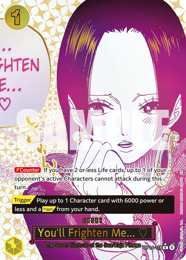 You'll Frighten Me... (Alternate Art) [The Azure Sea's Seven] | Galaxy Games LLC