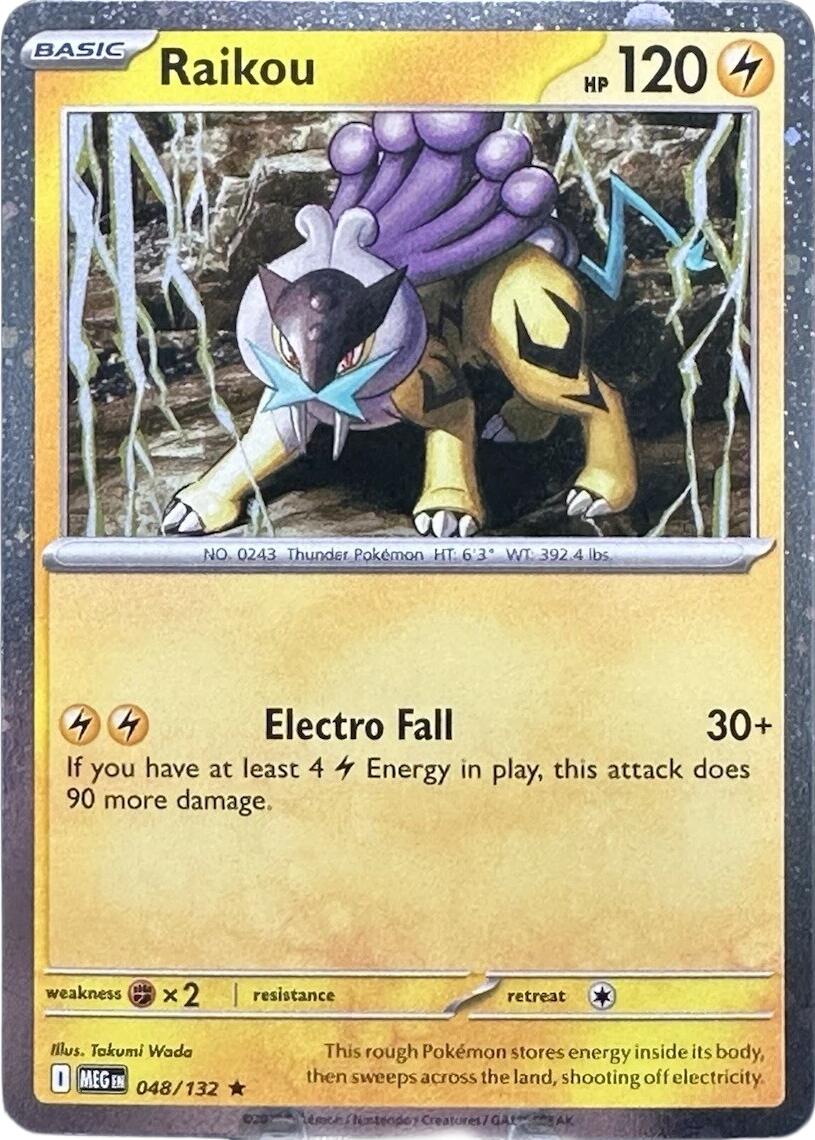 Raikou (048/132) (Cosmo Holo) [Mega Evolution: Base Set] | Galaxy Games LLC