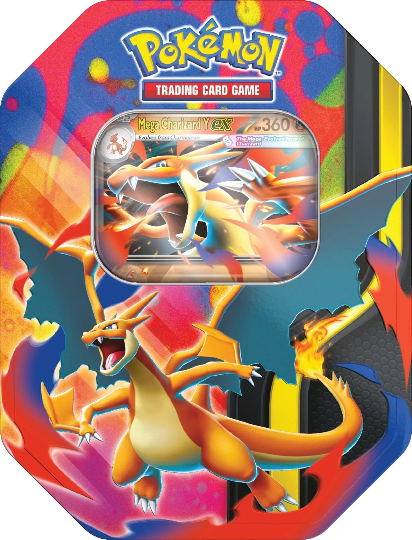 Mega Charizard Tin (Mega Charizard Y) | Galaxy Games LLC