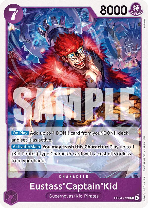 Eustass"Captain"Kid (EB04-039) [The Azure Sea's Seven] | Galaxy Games LLC