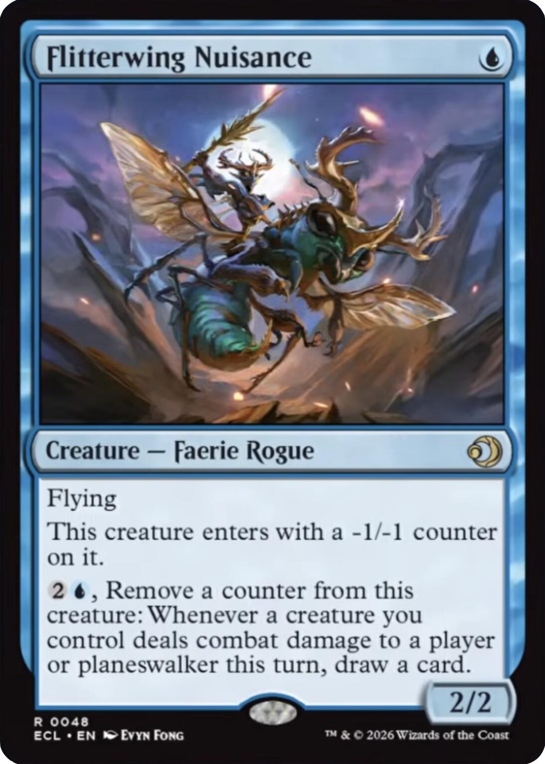 Flitterwing Nuisance [Lorwyn Eclipsed] | Galaxy Games LLC