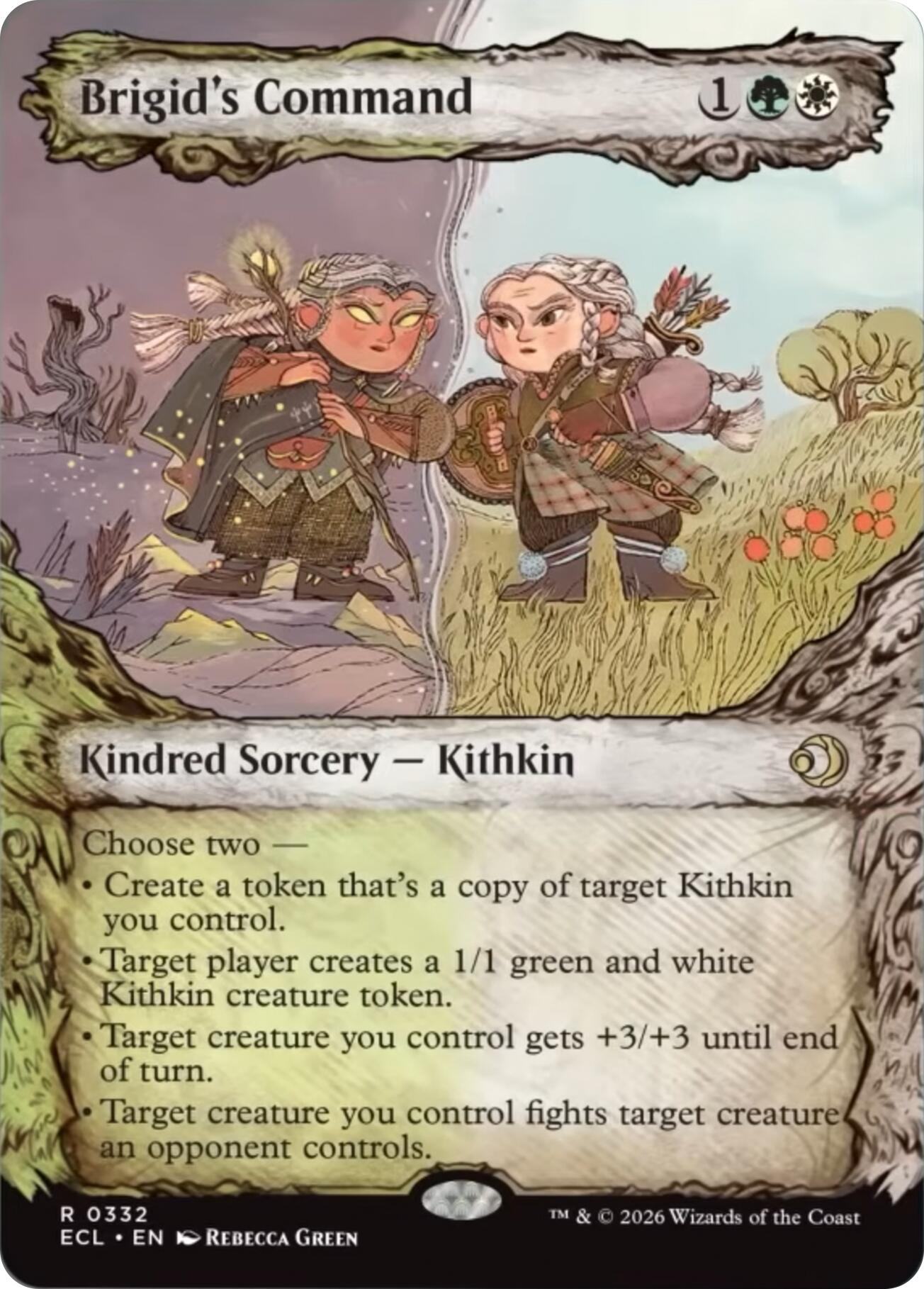 Brigid's Command (Showcase) [Lorwyn Eclipsed] | Galaxy Games LLC