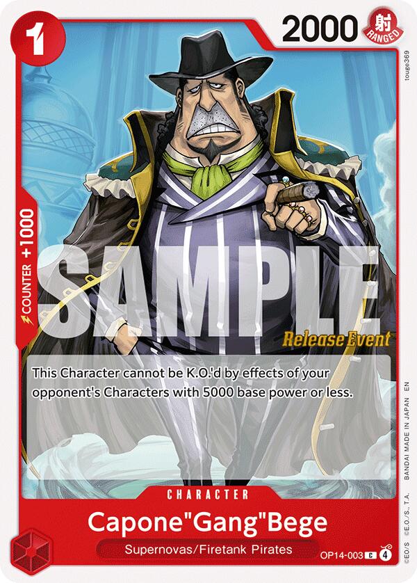 Capone"Gang"Bege [The Azure Sea's Seven Release Event Cards] | Galaxy Games LLC